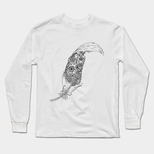 Feather design with paisley Long Sleeve T-Shirt